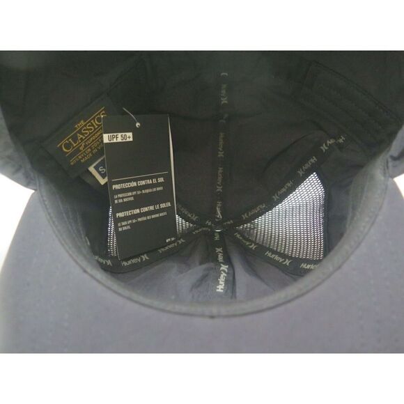 HURLEY Mens Size S/M PROTECT YA NECK Fishing Hunting Hat Black - Picture 7 of 8